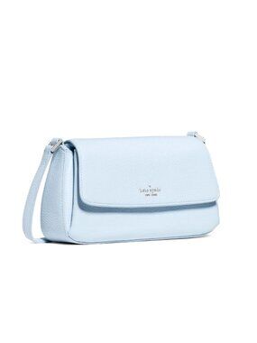 New Kate Spade Sutton Mini Crossbody Bag Pebble Leather Pale Sapphirine
